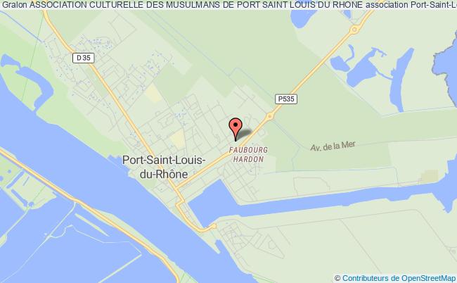 plan association Association Culturelle Des Musulmans De Port Saint Louis Du Rhone Port-Saint-Louis-du-Rhône