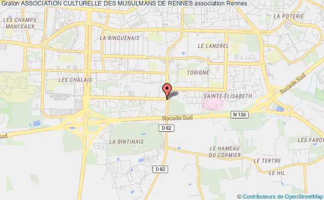 plan association Association Culturelle Des Musulmans De Rennes Rennes