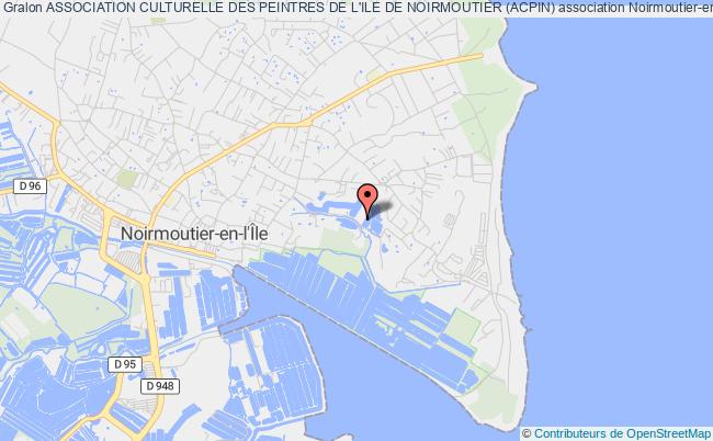 plan association Association Culturelle Des Peintres De L'ile De Noirmoutier (acpin) Noirmoutier-en-l'Île