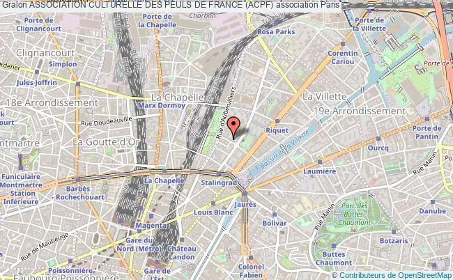 plan association Association Culturelle Des Peuls De France (acpf) Paris