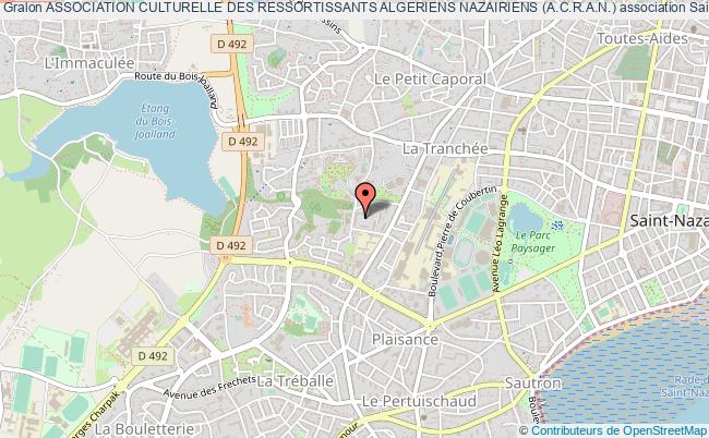 plan association Association Culturelle Des Ressortissants Algeriens Nazairiens (a.c.r.a.n.) Saint-Nazaire