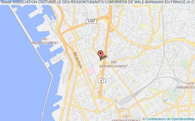 plan association Association Culturelle Des Ressortissants Comoriens De Male-barakani En France (a.c.r.c.m.f.) Marseille