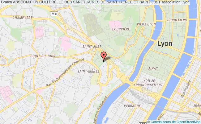 plan association Association Culturelle Des Sanctuaires De Saint Irenee Et Saint Just Lyon