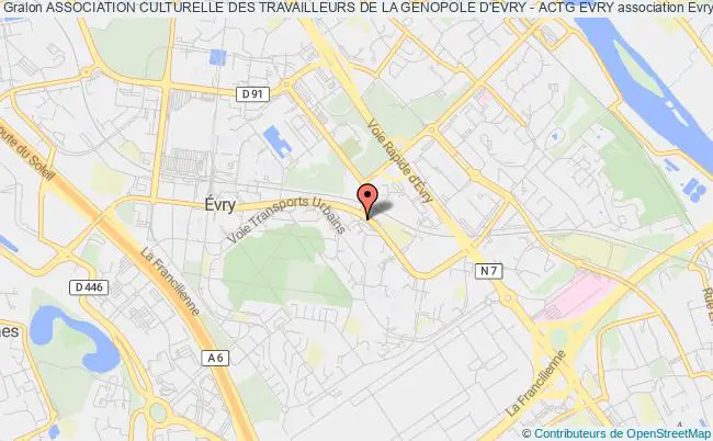 ASSOCIATION CULTURELLE DES TRAVAILLEURS DE LA GENOPOLE D'EVRY - ACTG EVRY