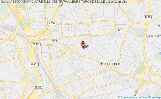 plan association Association Culturelle Des Travailleurs Turcs De Lille Lille