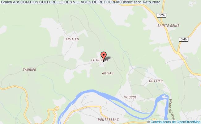 plan association Association Culturelle Des Villages De Retournac Retournac