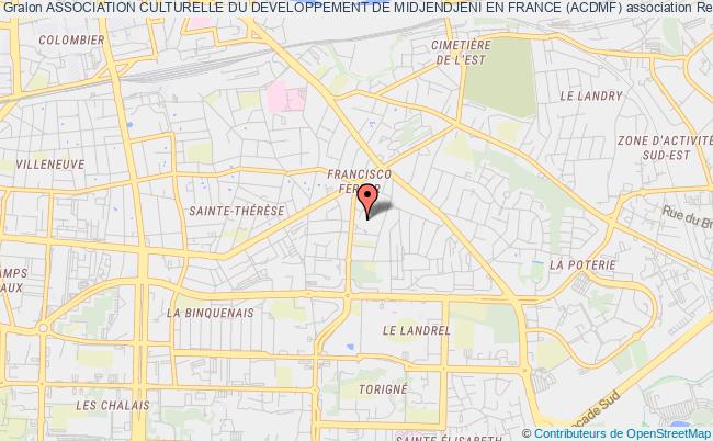 plan association Association Culturelle Du Developpement De Midjendjeni En France (acdmf) Rennes