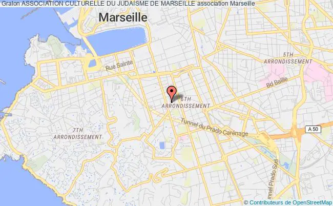plan association Association Culturelle Du Judaisme De Marseille Marseille 6