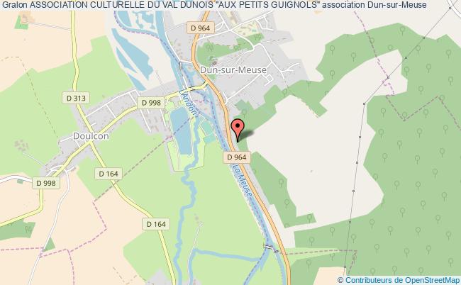 plan association Association Culturelle Du Val Dunois "aux Petits Guignols" Dun-sur-Meuse