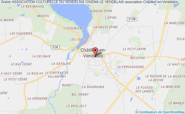 plan association Association Culturelle Du Vendelais CinÉma Le Vendelais Châtillon-en-Vendelais