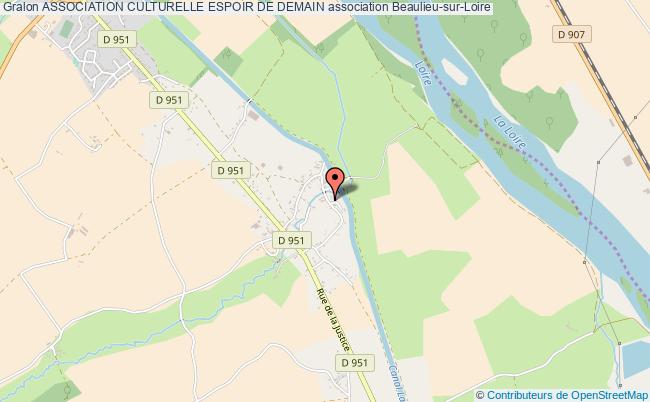 plan association Association Culturelle Espoir De Demain Beaulieu-sur-Loire