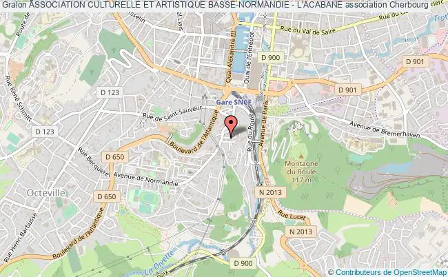 plan association Association Culturelle Et Artistique Basse-normandie - L'acabane Cherbourg-Octeville