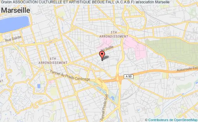 plan association Association Culturelle Et Artistique Begue Fall (a.c.a.b.f) Marseille 5