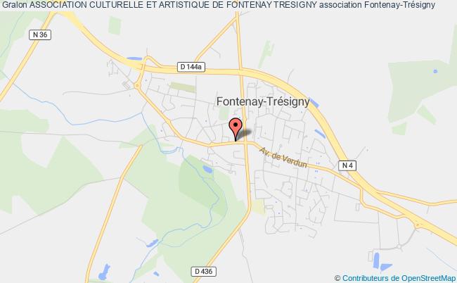 plan association Association Culturelle Et Artistique De Fontenay Tresigny Fontenay-Trésigny