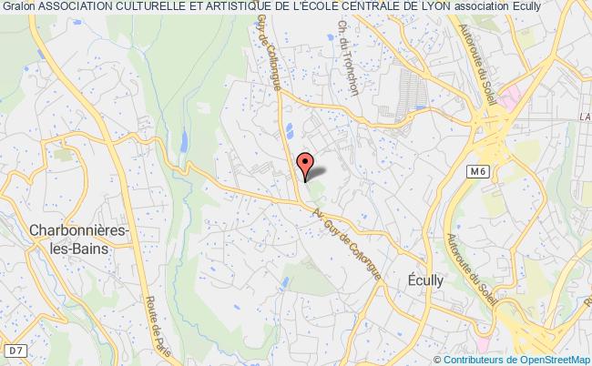 plan association Association Culturelle Et Artistique De L'École Centrale De Lyon 