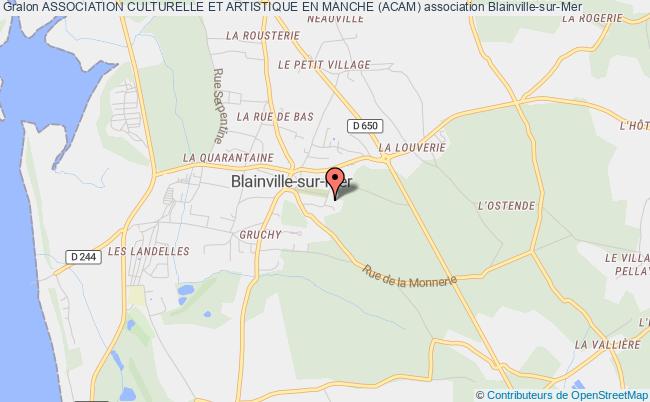 plan association Association Culturelle Et Artistique En Manche (acam) Blainville-sur-Mer
