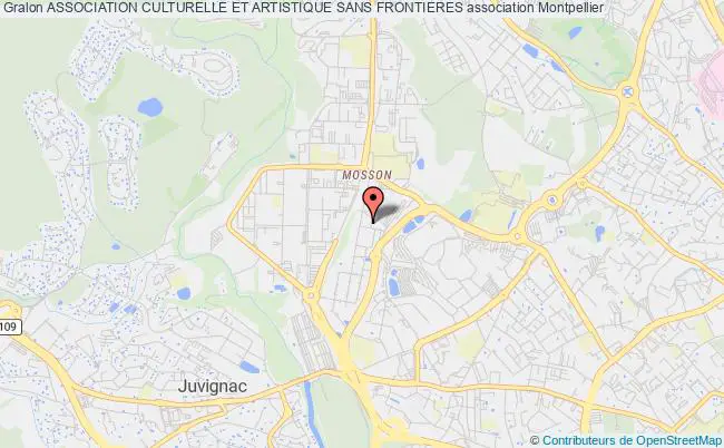 plan association Association Culturelle Et Artistique Sans Frontieres Montpellier