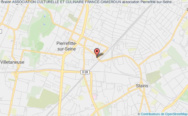 plan association Association Culturelle Et Culinaire France-cameroun Pierrefitte-sur-Seine