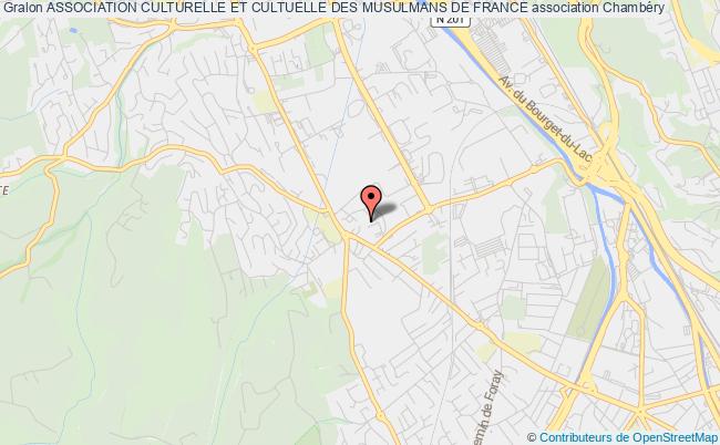 plan association Association Culturelle Et Cultuelle Des Musulmans De France Chambéry