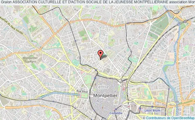 plan association Association Culturelle Et D'action Sociale De La Jeunesse MontpelliÉraine Montpellier