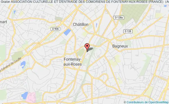 plan association Association Culturelle Et D'entraide Des Comoriens De Fontenay-aux-roses (france)  (acecf) Fontenay-aux-Roses