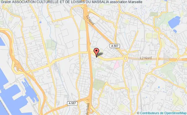 plan association Association Culturelle Et De Loisirs Du Massalia Marseille 14