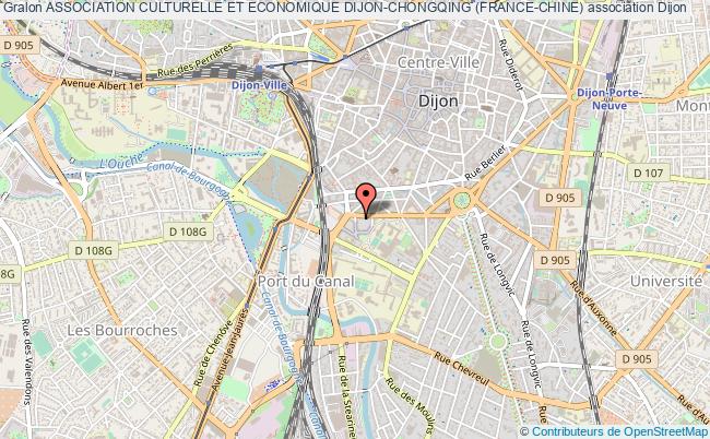 plan association Association Culturelle Et Economique Dijon-chongqing (france-chine) Dijon