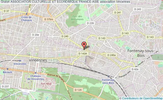 plan association Association Culturelle Et Economique France-asie Vincennes