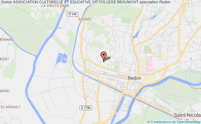 plan association Association Culturelle Et Educative Du College Beaumont Redon