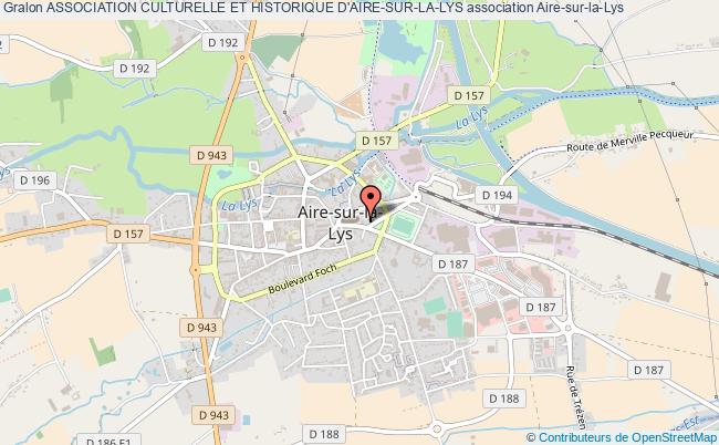 plan association Association Culturelle Et Historique D'aire-sur-la-lys Aire-sur-la-Lys