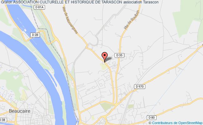 plan association Association Culturelle Et Historique De Tarascon 
