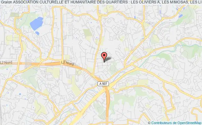 plan association Association Culturelle Et Humanitaire Des Quartiers : Les Oliviers A, Les Mimosas, Les Lilas & Les Hirondelles (a.c.h.qu.oi.a.mi.li.hi) Marseille