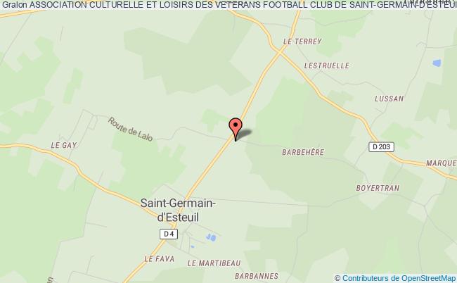 plan association Association Culturelle Et Loisirs Des Veterans Football Club De Saint-germain-d'esteuil Saint-Germain-d'Esteuil