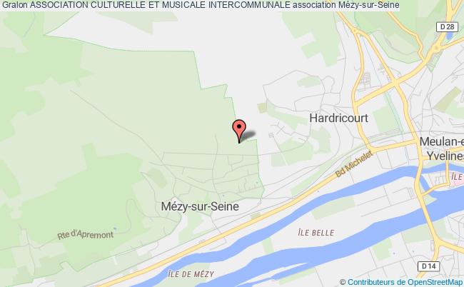 plan association Association Culturelle Et Musicale Intercommunale Mézy-sur-Seine