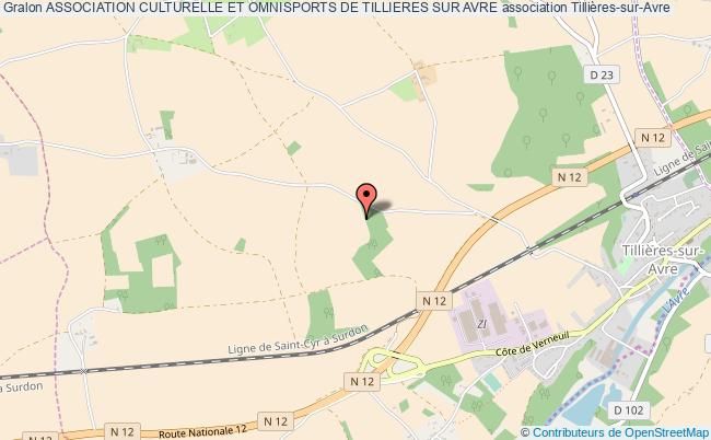 plan association Association Culturelle Et Omnisports De Tillieres Sur Avre Tillières-sur-Avre