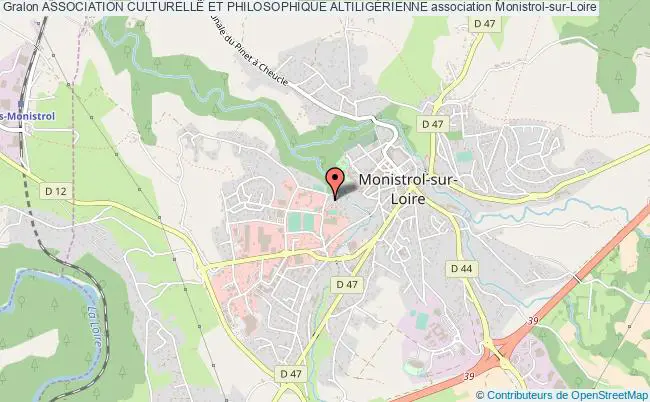 plan association Association Culturelle Et Philosophique AltiligÉrienne Monistrol-sur-Loire