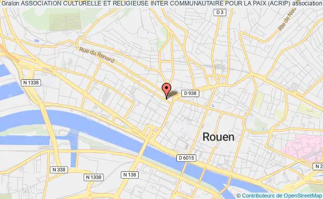 plan association Association Culturelle Et Religieuse Inter Communautaire Pour La Paix (acrip) Rouen