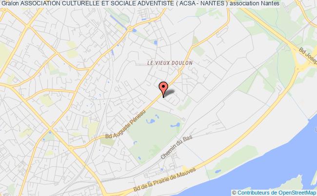 plan association Association Culturelle Et Sociale Adventiste ( Acsa - Nantes ) Nantes