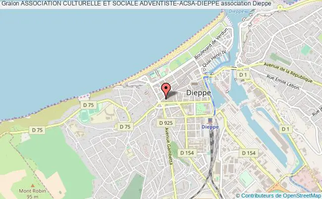plan association Association Culturelle Et Sociale Adventiste-acsa-dieppe Dieppe