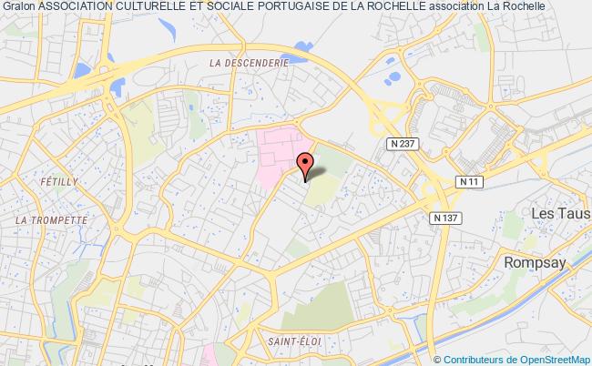 plan association Association Culturelle Et Sociale Portugaise De La Rochelle La Rochelle
