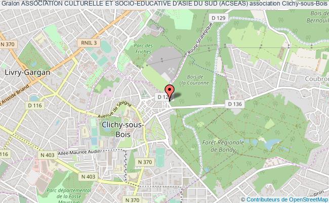 plan association Association Culturelle Et Socio-educative D'asie Du Sud (acseas) Clichy-sous-Bois