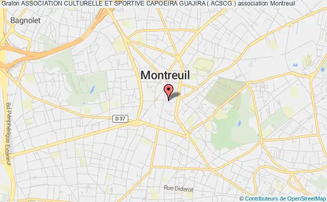 plan association Association Culturelle Et Sportive Capoeira Guajira ( Acscg ) Montreuil