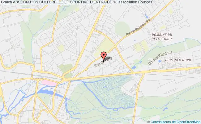 plan association Association Culturelle Et Sportive D'entraide 18 Bourges