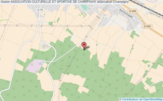 plan association Association Culturelle Et Sportive De Champigny Champigny