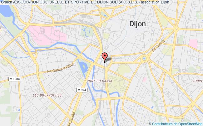 plan association Association Culturelle Et Sportive De Dijon Sud (a.c.s.d.s.) DIJON