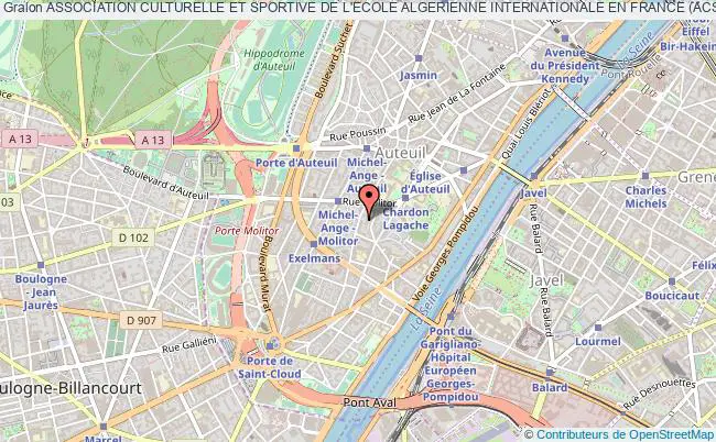 plan association Association Culturelle Et Sportive De L'ecole Algerienne Internationale En France (acseaif) Paris