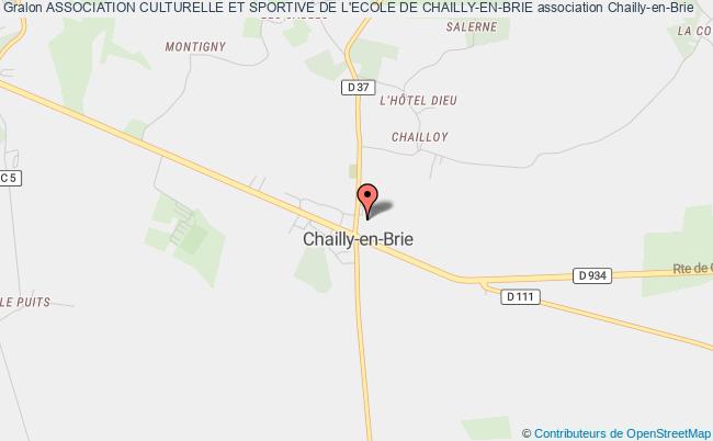 plan association Association Culturelle Et Sportive De L'ecole De Chailly-en-brie Chailly-en-Brie