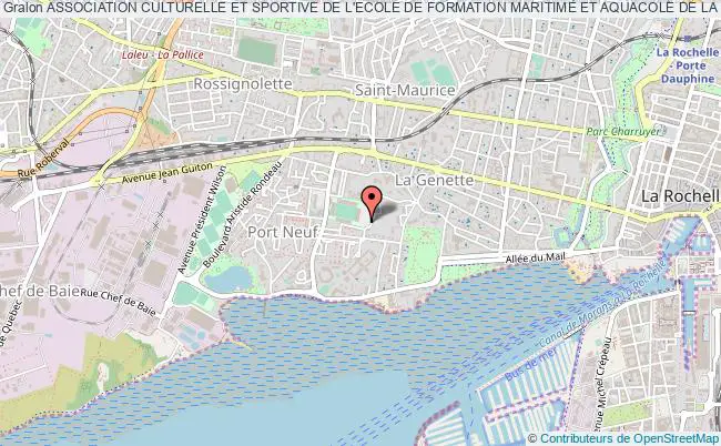 plan association Association Culturelle Et Sportive De L'ecole De Formation Maritime Et Aquacole De La Rochelle La    Rochelle