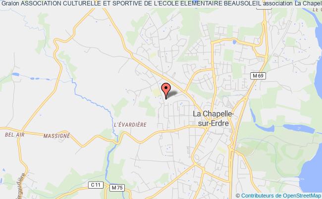 plan association Association Culturelle Et Sportive De L'ecole Elementaire Beausoleil La    Chapelle-sur-Erdre