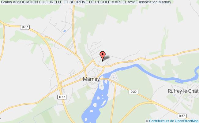 plan association Association Culturelle Et Sportive De L'ecole Marcel Ayme Marnay